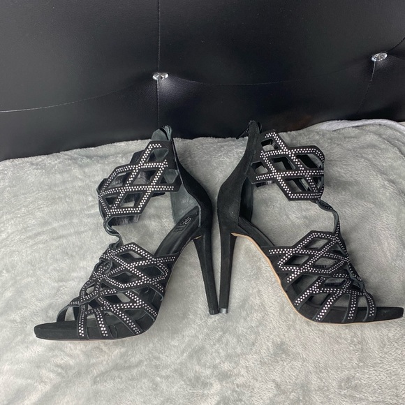 Isabella Lurusso Rhinestone Heels - Picture 3 of 7